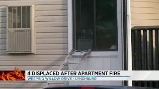 Four Displaced in Lychburg Apartment Fire