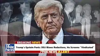 Fox NEWS ADMITTED — Trump’s Epstein Panic: DOJ Blows Redactions, He Screams “Vindicated”