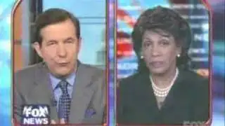 Fox News Sunday Maxine Waters & Iraq