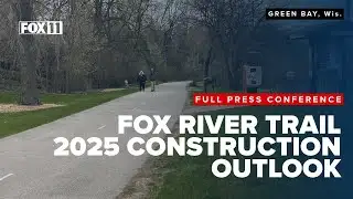 Fox River Trail construction updates; Green Bay, Wisconsin recreational trail