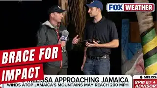 Fox Weather Correspondent Robert Ray Prepares For Catastrophic Hurricane Melissa