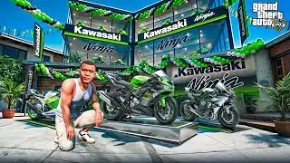 Franklin Opened a New Kawasaki Ninja Bikes Showroom in GTA 5
