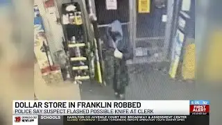 Franklin police search for Dollar Store robbery suspect