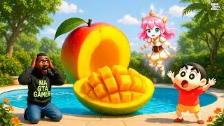 Franklin & Shinchan FOUND the MAGIC GIANT MANGO in GTA 5! 😱✨🥭