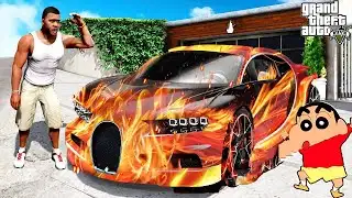 Franklin & Shinchan vs Haunted Cursed Car 😱👻 | GTA 5