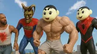 Franklin Stealing Every Spiderman Suits In Indian Bike Driving 3d