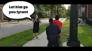 Frauditor support Channel calls cops racist and thugs