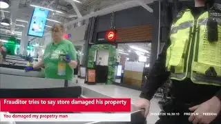Frauditor tries to say store damaged his property