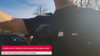 Frauditors tries to interfere in active scenes, and one gets arrested