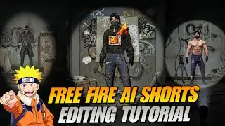FREE FIRE AI SHORTS EDITING TUTORIAL VIDEO ⚙️📉🎯 #freefire #freefirevideos #tutorial #longvideo