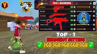 Free Fire Headshot Setting After Ob50 Update 2025⚡Best Sensitivity Settings ⚙️| Sensitivity Setting 