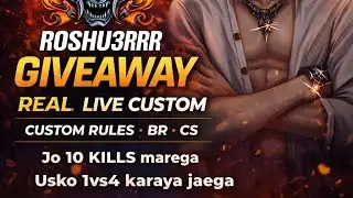 FREE FIRE LIVE GIVEAWAY COSTOM  1vs4 MAROO 160 KA REDEEM CODE LO  🤑