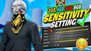 Free Fire MAX Best Sensitivity 2026 ⚡ 2GB, 4GB, 6GB RAM Headshot Boost