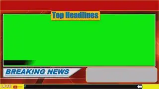 Free Green Screen Breaking News Template for YouTube (No Watermark)