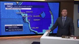 Freeze Warnings once again in place this morning