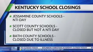 Freezing Kentucky temperatures lead to school closings, delays