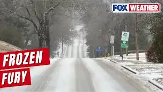 Freezing Rain Impacts Mississippi As A Massive Winter Storm Affects The Region