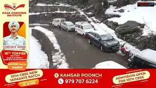 Fresh Snowfall Blankets Loran Village, Poonch