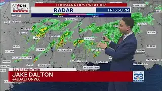 Friday evening forecast: Few strong storms remain possible tonight