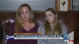 Friends remember 16-year-old killed running after school bus