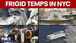 Frigid temperatures continue in NYC