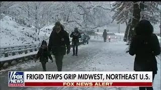 Frigid temperatures grip Midwest, Northeast US