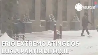 Frio extremo atinge os Estados Unidos a partir de hoje