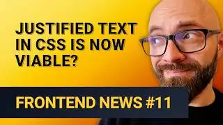 Frontend News #11: Justified Text, JS moveBefore Method, Performance Optimization