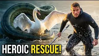 Frozen Animal Was Dying Until This Animal Rescue Happened