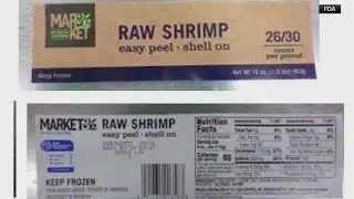Frozen shrimp sold in several states recalled over possible radioactive contamination