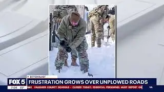 Frustration grows over unplowed roads in parts of DMV