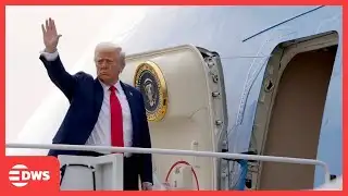 FULL ARRIVAL: President Trump Returns to Washington, Lands at Joint Base Andrews | AC1E