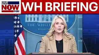FULL: Heated White House briefing with Karoline Leavitt and reporters