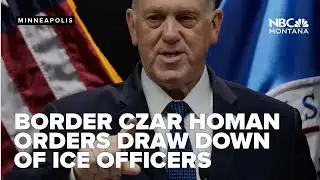 FULL PRESS CONFERENCE: Homan orders immediate drawdown of 700 officers from Minnesota