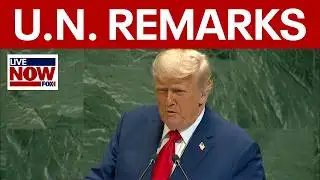 FULL: Trump address UN General Assembly amid "bad teleprompter"