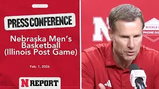 FULL VIDEO: Nebraska MBB Post-Game Press Conference | Feb. 1, 2026
