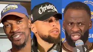 FULL Warriors Postgame Interviews Vs. Clippers: Stephen Curry, Draymond Green, Jimmy Butler