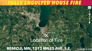 Fully Engulfed House Fire In Bemidji