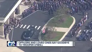 Funeral for fallen MSP Trooper Timothy O