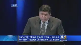 Funeral For ISP Trooper Christopher Lambert