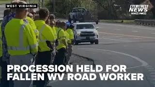 Funeral procession for WV worker killed in work zone