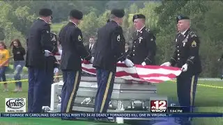 Funeral procession held for local soldier from Taylor County