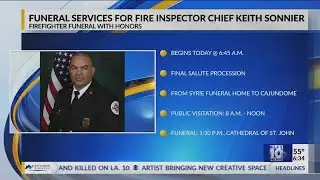 Funeral Services for Fire Inspector Chief Keith Sonnier