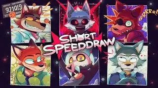 Fur Friends! 🐾 (Mr. Wolf, Foxy, Legoshi & More!) -【Short SpeedDraw!】