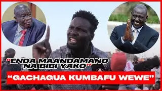 Furious Omosh One Hour Has Pick A Fight With Gachagua After Calling for Nationwide Protest!!
