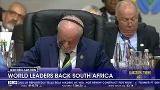 G20 Declaration | World leaders back SA