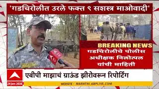 Gadchiroli Maoists : गडचिरोलीत उरले केवळ 9 सशस्त्र माओवादी, पोलीस अधीक्षक निलोत्पल यांची माहिती