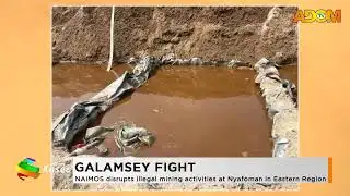 Galamsey Fight:  NAIMOS disrupts illegal mining activities at Nyafoman in Eastern Region