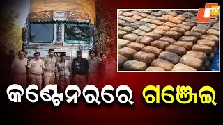 Ganja Smuggling Busted: Container Seized, Two Arrested in Odisha
