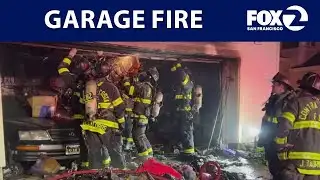 Garage fire scorches Brentwood home, prompts evacuations